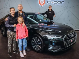 Audi A6 50TDI, Quattro se svou novou rodinou. Děkujeme za využití našich služeb. :-)